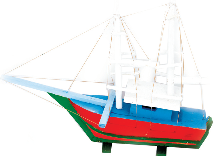 Barco colorido